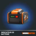 Thumbnail 3 de WORX WA3645 Batterie PowerShare 20V 5Ah 💡