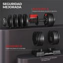 Thumbnail 5 de Yaheetech Haltères réglables 24 kg pour musculation 🏋️