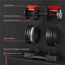 Thumbnail 6 de Yaheetech Haltères réglables 24 kg pour musculation 🏋️