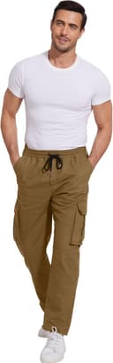 Thumbnail 6 de YAOBAOLE Pantalon cargo homme en coton — taille élastique 🎽