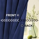 Thumbnail 4 de YSTELLAA Velours Rideau 2 Pièces 140×280 cm occultant bleu 📺