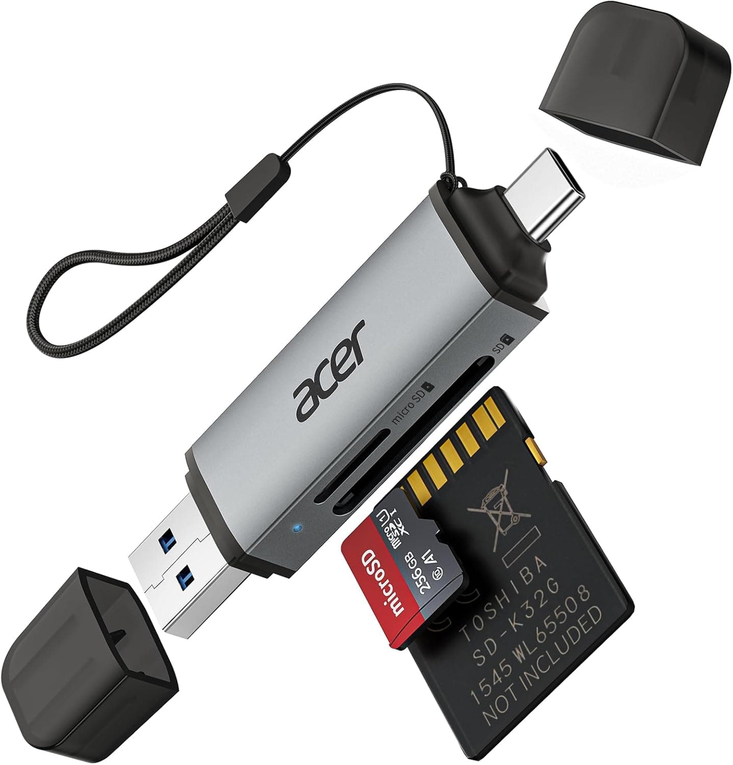 Acer Lettore di schede SD e USB‑C per SD/MicroSD 📷