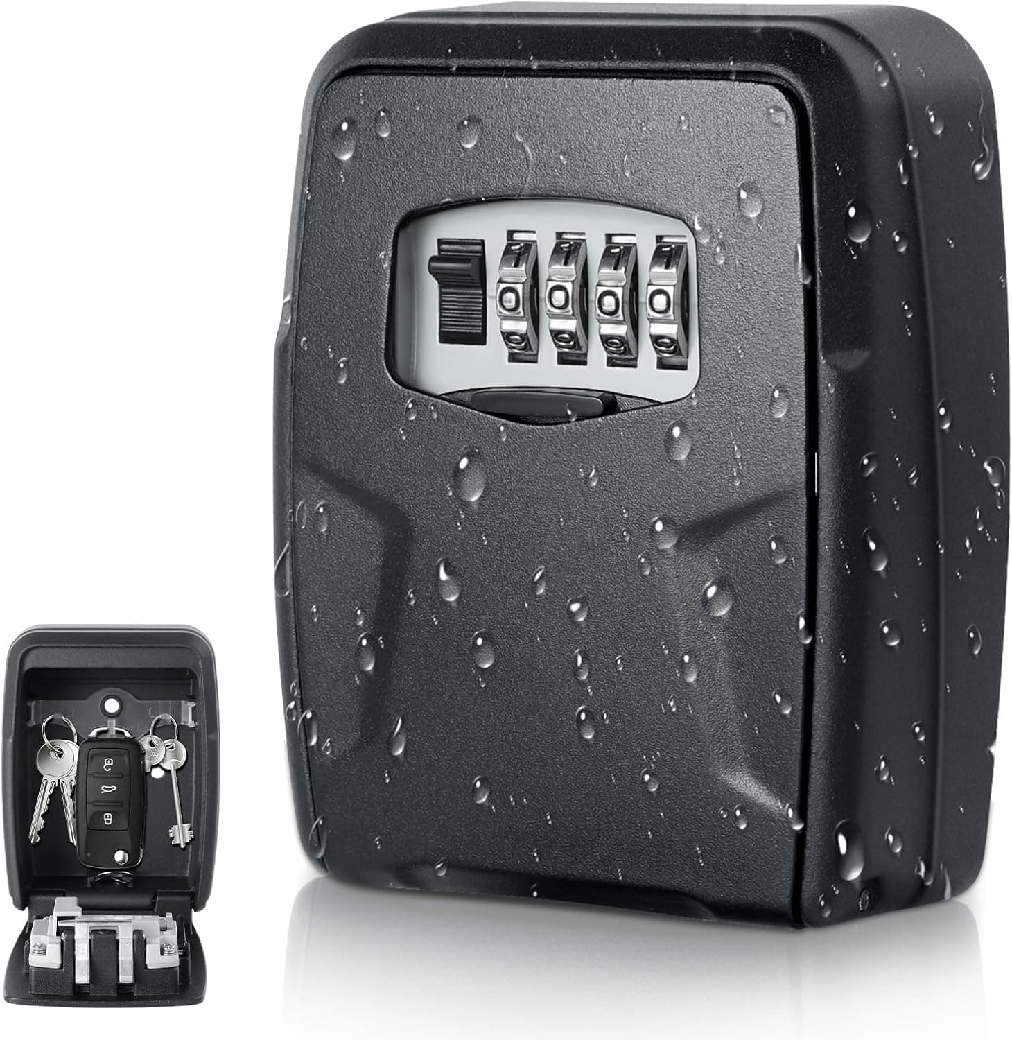 AiQInu Cassetta Portachiavi con Serratura 4 cifre 🗝️