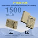 Thumbnail 2 de AKTTKA LP-E17 1500mAh batteria ricaricabile con Type‑C per Canon 📷