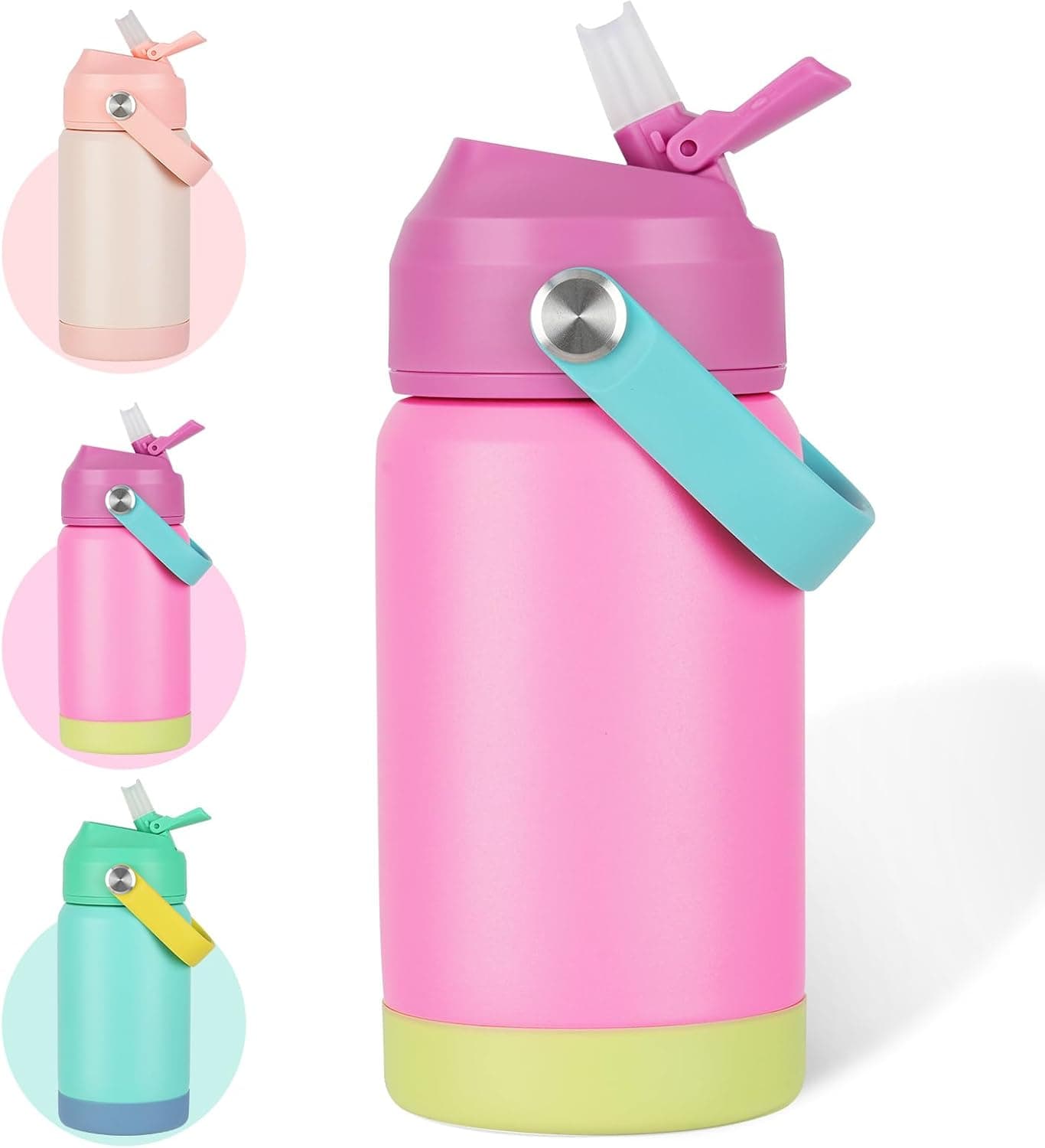 AMFUN Borraccia Bambini Acciaio Inox 350 ml per scuola e asilo 🚰