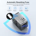 Thumbnail 4 de Amoner Adattatore universale da viaggio con USB 📌