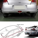 Thumbnail 5 de Aolead Sensori parcheggio posteriori 4 sensori radar nero 🚗