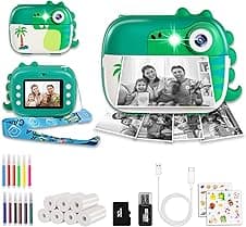 ARNSSIEN M3 macchina fotografica istantanea 1080P 2,4" per bambini 📷