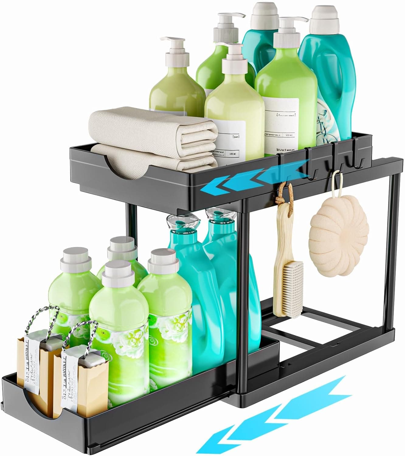 ARSTPEOE Organizer sottolavello cucina 2 livelli, 1 pezzo 🧺