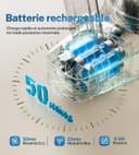 Thumbnail 4 de Aspirapolvere senza fili 25 kPa, 50 min di autonomia 🧹