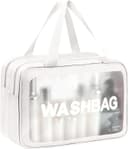 Thumbnail 5 de Aucuu Borse da toilette trasparente 3 pezzi 🧳