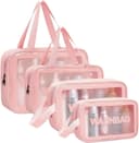 Thumbnail principal de Aucuu Borse da toilette trasparenti 4 pezzi 🧳