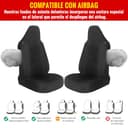 Thumbnail 2 de AUTOYOUTH Coprisedili anteriori universali per sedili con airbag 🚗