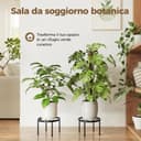 Thumbnail 1 de Bamworld Porta piante in ferro battuto 2 pezzi 🌿