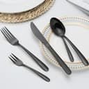 Thumbnail 4 de Bestdin Set posate 30 pezzi in acciaio inox, nero 🍴