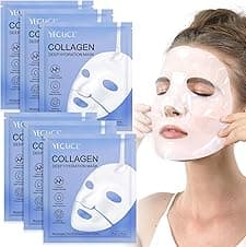 Bio Collagen Real Deep Mask 6 pezzi — maschera viso al collagene 🧴