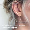 Thumbnail 4 de BONNYBIRD Orecchini in acciaio chirurgico donna anallergici 💍