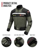 Thumbnail 1 de BORLENI Giacca da moto tutte le stagioni con protezioni CE XL 🧥