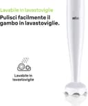 Thumbnail 5 de Braun MINIPIMER MQ10.000P frullatore a immersione leggero 5 anni 🎧