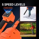 Thumbnail 3 de Bravolu Soffiatore a batteria 5200 mAh, 305 km/h 🍃