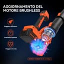 Thumbnail 4 de Bravolu Soffiatore a batteria 5200 mAh, 305 km/h 🍃