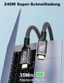 Thumbnail 1 de CAKOBLE Cavo USB Type‑C 3 m 240W 20 Gbps per laptop e smartphone 📱