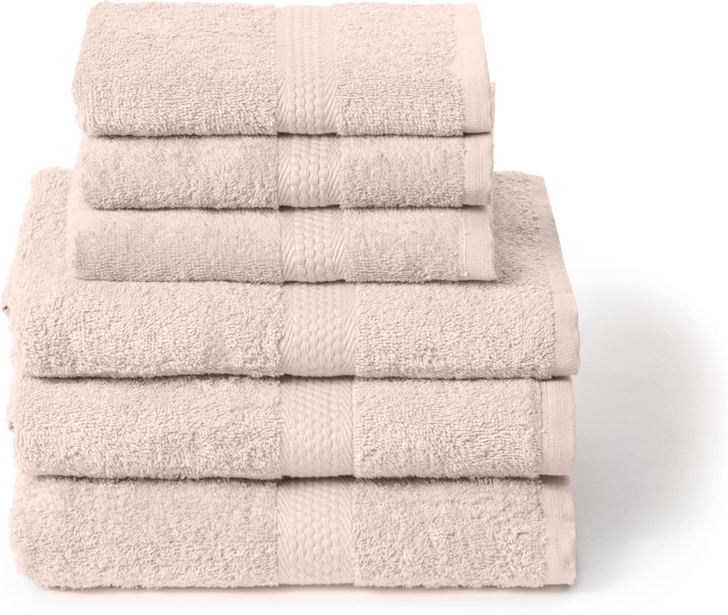 Caleffi Set Asciugamani 6 pezzi cotone 100% 55x100/40x60 🛁