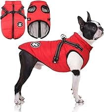 Cappotto impermeabile per cane con imbracatura 🎽