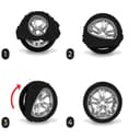 Thumbnail 3 de CARALL Calze da neve omologate L nero 🎿