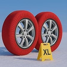 CARALL Calze da neve omologate rosse XL 🧣