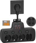 Thumbnail principal de Ciabatta multipresa 5 posti con USB‑C PD20W e QC18W 🔌