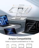 Thumbnail 4 de CIRYCASE Supporto laptop pieghevole regolabile 10–16" 💻