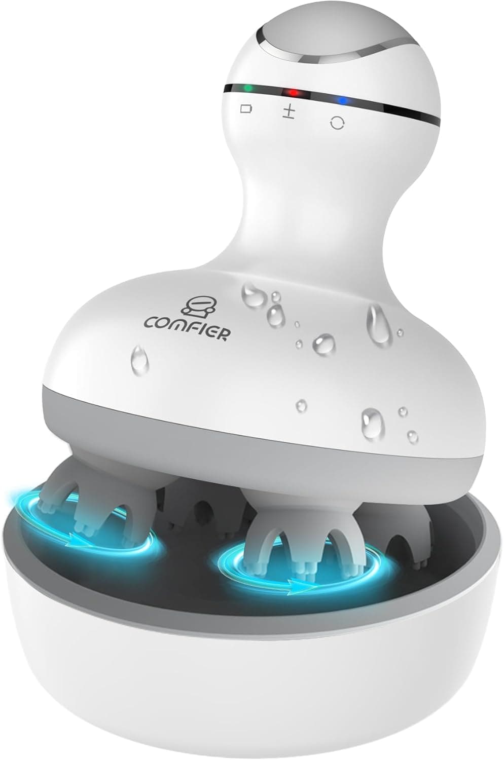 Comfier Massaggiatore Cuoio Capelluto cordless 84 nodi 🎧