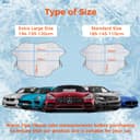 Thumbnail 6 de Copri parabrezza magnetico 180×145×110 cm per auto ❄️