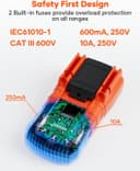 Thumbnail 2 de Crenova MS8233D Multimetro digitale 6000 conteggi 📟