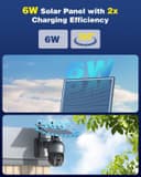 Thumbnail 2 de Ctronics 5MP Telecamera WiFi esterna 6W pannello solare 📷