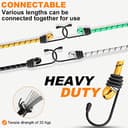 Thumbnail 3 de Set da 10 corde elastiche con ganci per teloni e bici 🎣