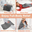 Thumbnail 3 de Dechoga Tappetino riscaldante 43x84 cm per collo e spalle ♨️