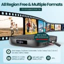 Thumbnail 3 de Desobry DVD player region free 1080p con HDMI e USB 📺