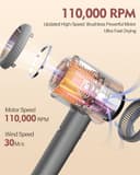 Thumbnail 1 de DEWILY Asciugacapelli ionico con diffusore magnetico 110.000 rpm ✨💇♀️