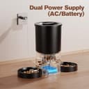 Thumbnail 5 de Distributore automatico cibo gatti e cani 5L con timer Wi‑Fi 🎧