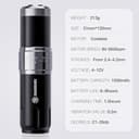 Thumbnail 2 de Dragonhawk Penna rotativa senza fili 1500mAh per tatuaggi 🎨