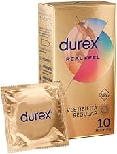 Durex Real Feel preservativi senza lattice 10 confezioni 🧴