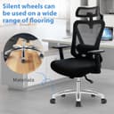 Thumbnail 6 de Durrafy Sedia Ufficio Ergonomica con poggiatesta e supporto lombare 💺