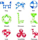 Thumbnail 4 de EACHHAHA Mini serpente magico 12 pezzi per regalini festa 🎁