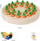 Thumbnail 1 de EACHHAHA Montessori giocattolo scacchi in legno per memoria 🧸