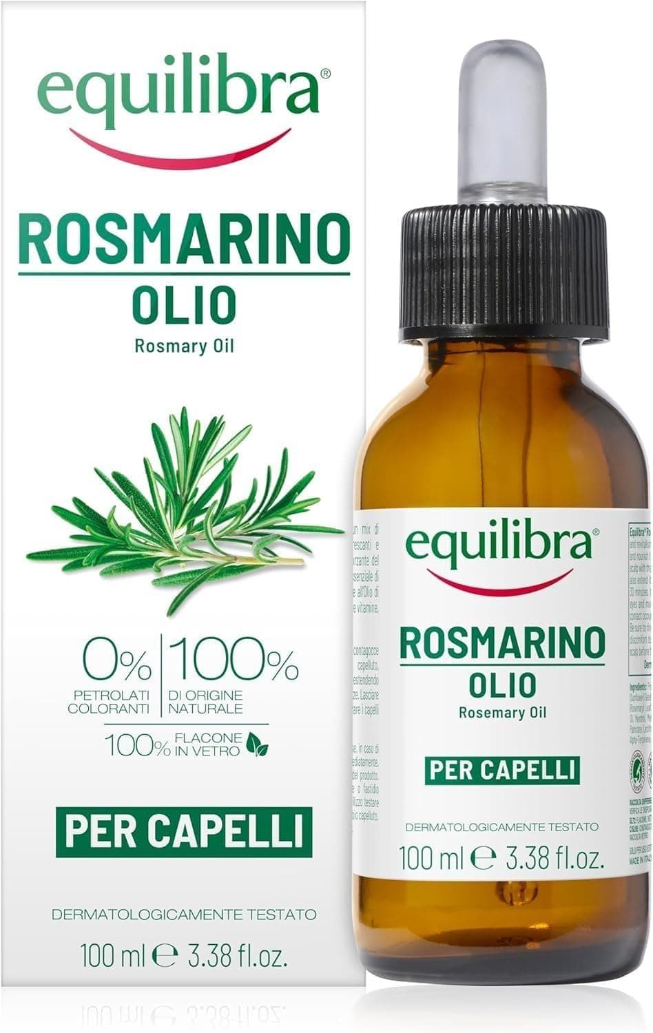 Equilibra Olio di Rosmarino per capelli 100 ml 🧴