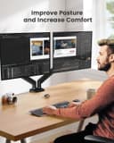 Thumbnail 5 de Ergear Supporto doppio monitor 32" — braccio 22 lb 📺