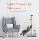Thumbnail 6 de Eyeleaf Tiragraffi per gatti 80 cm in sisal naturale 🐱