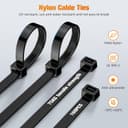 Thumbnail 1 de Fascette Plastica Nere 300×7,6 mm 100 pezzi, resistenza 75 kg 🧰